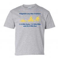 YOUTH Lazy Man Tri 2019 - Gildan 2000B Sports Grey