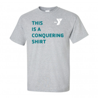 ADULT Eagan Conquering Shirt - Gildan 5000 Sports Grey