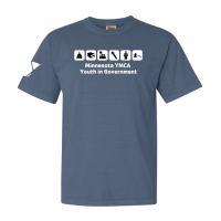 ADULT Minnesota YMCA YIG Icons - Comfort Colors 1717 Blue Jean