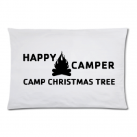 Christmas Tree Campfire Pillow