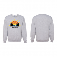 Spring Lake Est 2012 Canoe Crewneck NO Name- Jerzees 562MR Ash