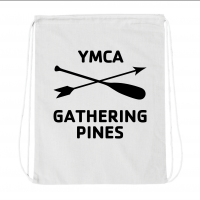 Gathering Pines Crossed Paddles Bag - Q-Tees Q4500 White