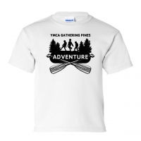 YOUTH Gathering Pines Adventure Tie Dye Tee - Gildan 2000B White