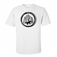 ADULT Gathering Pines Horse Tie Dye Tee - Gildan 2000 White