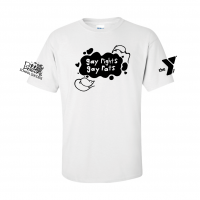 Beacons SAGE Gay Rats Tee - Gildan 2000 White