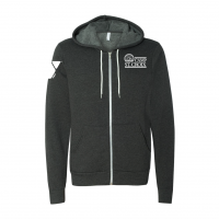 Camp St. Croix Hoodie - Bella + Canvas 3739 Dark Grey Heather