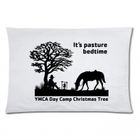 Christmas Tree Pasture Bed Time Pillow