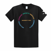 Unisex University YMCA Tee - PC61 Black