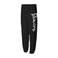 Beacons Sweatpants - JERZEES 973MR Black