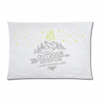 Spring Lake Outdoor Adventure Glow-in-the-Dark Pillow