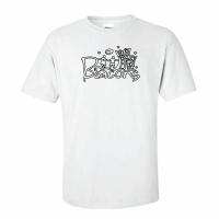 Beacons Outline - White Short Sleeve Tee