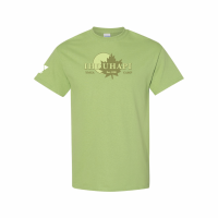 Idhuhapi Distressed Logo Tee - Gildan 5000/5000B Kiwi