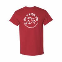 Y Kids Tri 2024 Volunteer - Gildan 8000 Scarlet Red