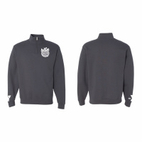 Spring Lake Stump 1/4 Zip NO NAMES - Jerzees 995MR Charcoal