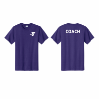 Flag Football Coach Tee - PC61 Purple
