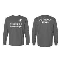 Housing is a Human Right Outreach Staff Long Sleeve - 2400