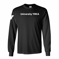University YMCA Long Sleeve - Gildan 2400 Black