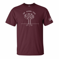 Beacons Geome-Tree Roosevelt Math Team 2025 - Maroon T-Shirt