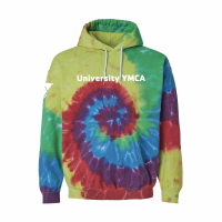 University YMCA Tie Dye Hoodie - PC146 