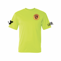 Beacons Roosevelt Performance Tee - 100% Poly T-Shirt Safety Yellow