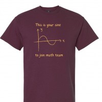This is Your Sine Maroon Tee
