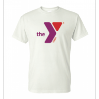 Y Logo Purple/Red - Gildan 2000 White