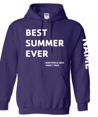 Northfield Area Camp Team Member Hoodie with Name - 18500 Purple
