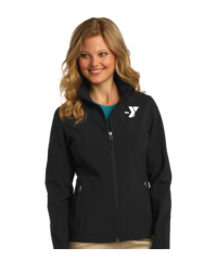 Ladies Y University Jacket - Port Authority L317 Black 