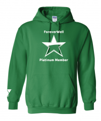 ADULT ForeverWell Platinum Member Hoodie - Gildan 18500 Irish Green