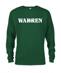 Camp Warren Retro Crewneck - Delta Apparel 99100 Forest