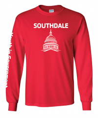 ADULT Southdale YIG 2020 Long Sleeve Tee - Gildan 2400 Red