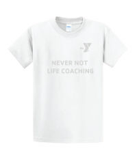 Never Not Life Coaching Tee Tie Dye - PC61 White