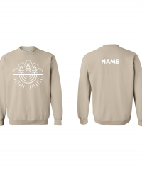 Spring Lake Reflection Sun Crewneck w/ NAMES - Gildan 18000