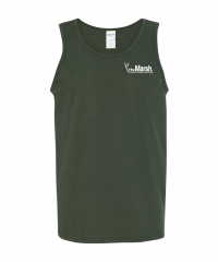 The Marsh Lifeguard Tank - Gildan 5200 Dark Green