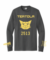 Beacons Tertola 2513 Robotics 2024 - Long Sleeve Tee Charcoal