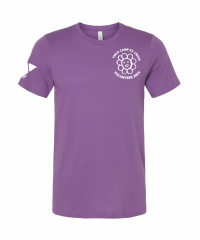 DayCroix Keep Growing Volunteer Tee 2024 - Bella + Canvas 3001 Royal Purple