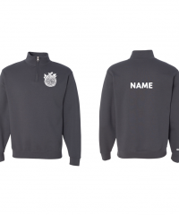 Spring Lake Stump 1/4 Zip w/ NAMES - Jerzees 995MR Charcoal