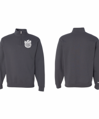 Spring Lake Stump 1/4 Zip NO NAMES - Jerzees 995MR Charcoal