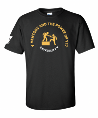 Univeristy Y Power of Yet Step Tee - Gildan 2000 Black