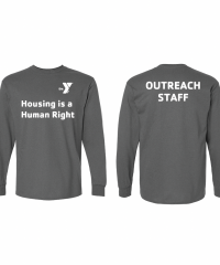 Housing is a Human Right Outreach Staff Long Sleeve - 2400