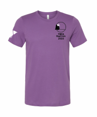 DayCroix Logo Volunteer Tee 2025 - Bella + Canvas 3001 Royal Purple