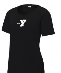 Y Instructor Ladies PosiCharge Tri-Blend Scoop Neck