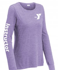 Y Instructor Ladies Exchange Long Sleeve Crew